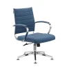 Bureaustoelen|Bureaustoelen-Sedero Vergaderstoel Cádiz Jeans-Blauw - Stof