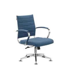 Bureaustoelen|Bureaustoelen-Sedero Vergaderstoel Cádiz Jeans-Blauw - Stof
