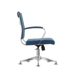 Bureaustoelen|Bureaustoelen-Sedero Vergaderstoel Cádiz Jeans-Blauw - Stof