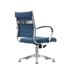 Bureaustoelen|Bureaustoelen-Sedero Vergaderstoel Cádiz Jeans-Blauw - Stof