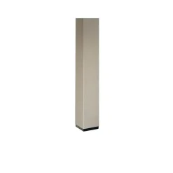 Beliani VERNIO - Tuintafel - Zwart/Zilver - 90 x 180 cm - Aluminium