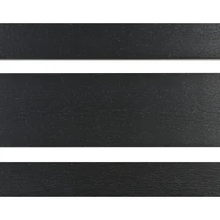 Beliani VERNIO - Tuintafel - Zwart/Zilver - 90 x 180 cm - Aluminium