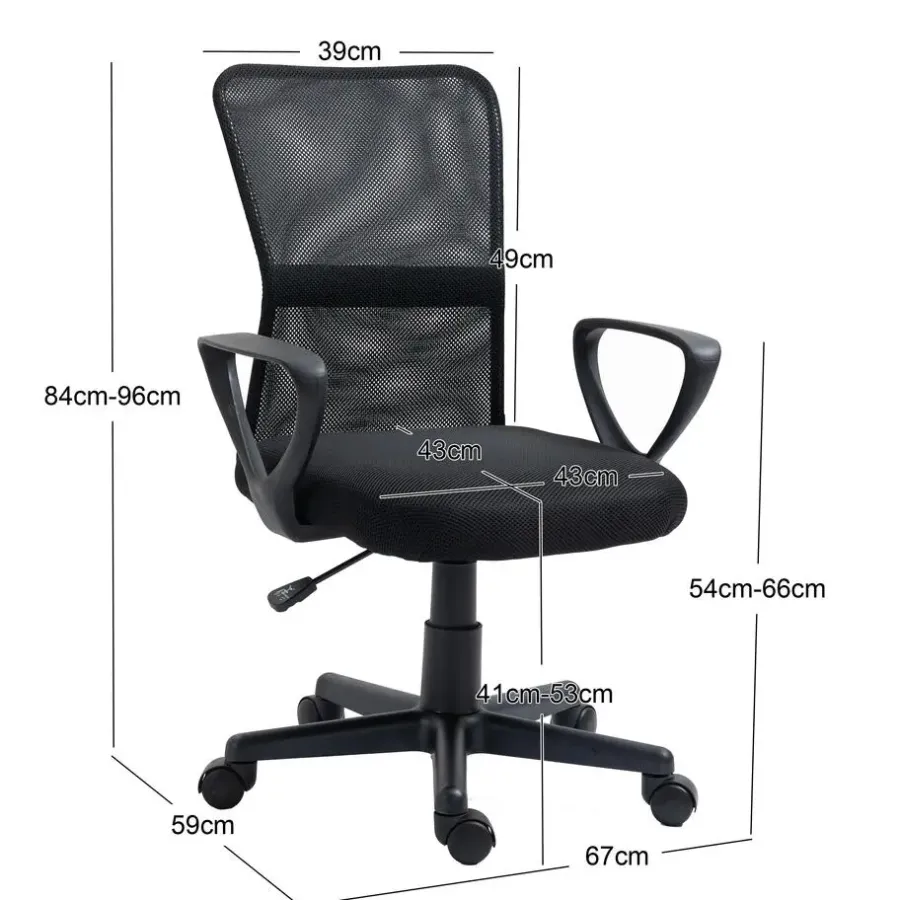 Bureaustoelen|Bureaustoelen-Nordlys Verstelbare witte stoffen bureaustoel