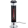 Beliani VEZUVIO - Terrasverwarmer - Zwart - Aluminium