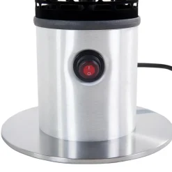 Beliani VEZUVIO - Terrasverwarmer - Zwart - Aluminium