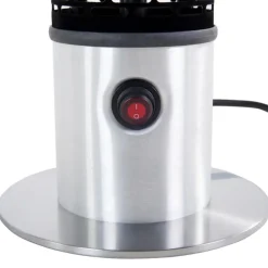 Beliani VEZUVIO - Terrasverwarmer - Zwart - Aluminium