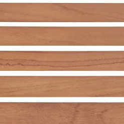 Beliani VIAREGGIO II - Tuintafel - Lichte houtkleur - 90 x 200 cm - Teakhout