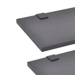 Badmeubelsets-vidaXL - Badkamer Meubel - Zwart - Bewerkt hout