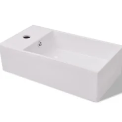 Badmeubelsets-vidaXL - Badkamer Meubel - Zwart - Bewerkt hout