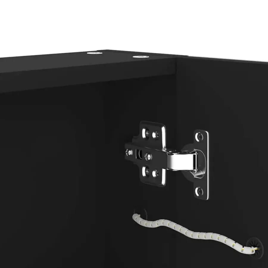 Spiegelkasten-vidaXL - Badkamerkast - Antraciet - MDF