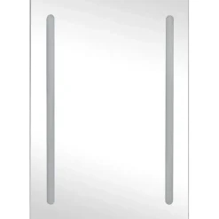 Spiegelkasten-vidaXL - Badkamerkast - Antraciet - MDF