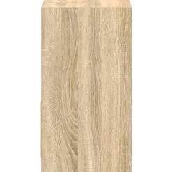 Wastafelkasten-vidaXL - Badkamerkast - Bruin - Bewerkt hout