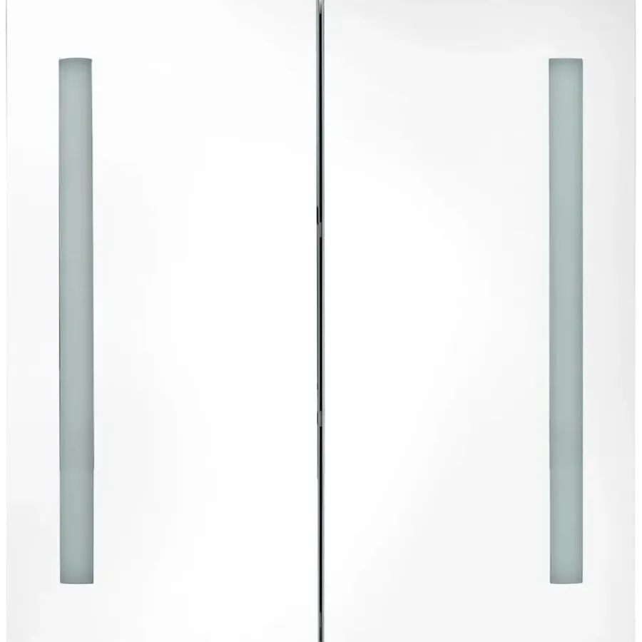 vidaXL - Badkamerkast - Grijs - MDF - 62 x 14 x 60 cm