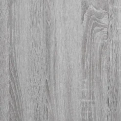 Wastafelkasten-vidaXL - Badkamerkast - Grijs - Bewerkt hout