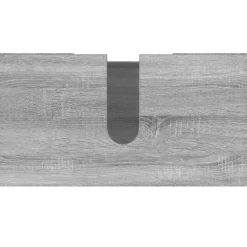 vidaXL - Badkamerkast - Grijs - Bewerkt hout