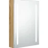 vidaXL - Badkamerkast - Wit - MDF - 50 x 13 x 70 cm