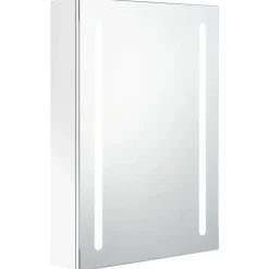 vidaXL - Badkamerkast - Wit - MDF - 50 x 13 x 70 cm
