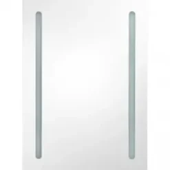 vidaXL - Badkamerkast - Wit - MDF - 50 x 13 x 70 cm