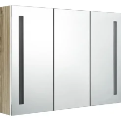 vidaXL - Badkamerkast - Wit - MDF - 89 x 14 x 62 cm