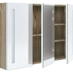 vidaXL - Badkamerkast - Wit - MDF - 89 x 14 x 62 cm