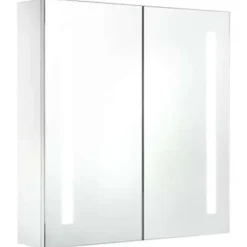 vidaXL - Badkamerkast - Wit - MDF - 62 x 14 x 60 cm
