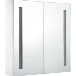 vidaXL - Badkamerkast - Wit - MDF - 62 x 14 x 60 cm