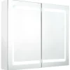 vidaXL - Badkamerkast - Wit - MDF