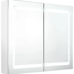 vidaXL - Badkamerkast - Wit - MDF