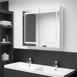 vidaXL - Badkamerkast - Wit - MDF