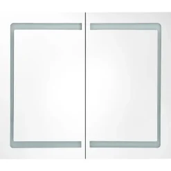 vidaXL - Badkamerkast - Wit - MDF