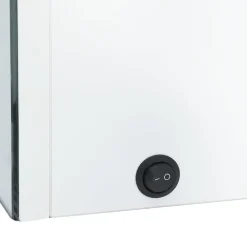 Spiegelkasten-vidaXL - Badkamerkast - Wit - MDF - 62 x 14 x 60 cm