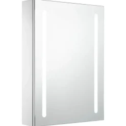vidaXL - Badkamerkast - Wit - MDF - 50 x 13 x 70 cm