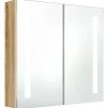 vidaXL - Badkamerkast - Wit - MDF - 62 x 14 x 60 cm