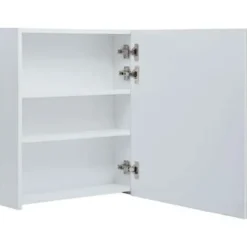 vidaXL - Badkamerkast - Wit - MDF