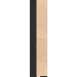 vidaXL - Badkamerkast - Zwart - Bewerkt hout