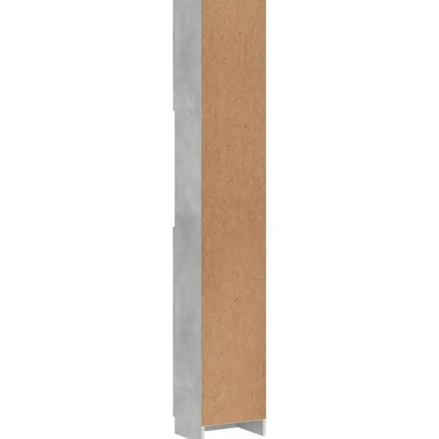 vidaXL - Badkamermeubel - Grijs - Bewerkt hout