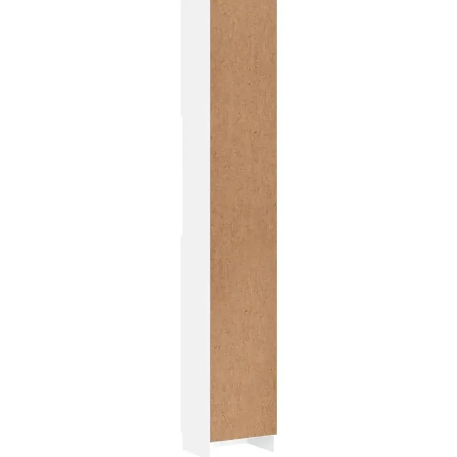 vidaXL - Badkamermeubel - Wit - Bewerkt hout