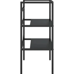 vidaXL - Badkamermeubelframe - Zwart - IJzer - 59 x 38 x 83 cm