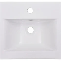Badmeubelsets-vidaXL - Badkamermeubelset - Wit - Bewerkt hout - 41 x 38.5 x 46 cm
