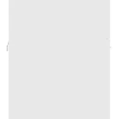 Badmeubelsets-vidaXL - Badkamermeubelset - Wit - Bewerkt hout - 41 x 38.5 x 46 cm