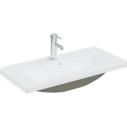 vidaXL - Badkamermeubelset - Zwart - Bewerkt hout - 80 x 38.5 x 45 cm