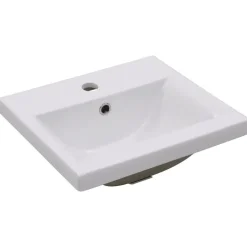 vidaXL - Badkamermeubelset - Wit - Bewerkt hout - 41 x 38.5 x 46 cm