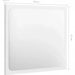 vidaXL - Badkamermeubelset - Wit - Bewerkt hout - 41 x 38.5 x 46 cm