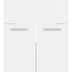vidaXL - Badkamermeubelset - Wit - Bewerkt hout - 41 x 38.5 x 46 cm