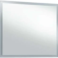 vidaXL - Badkamerspiegel - Zilver - Glas - 60 x 50 cm
