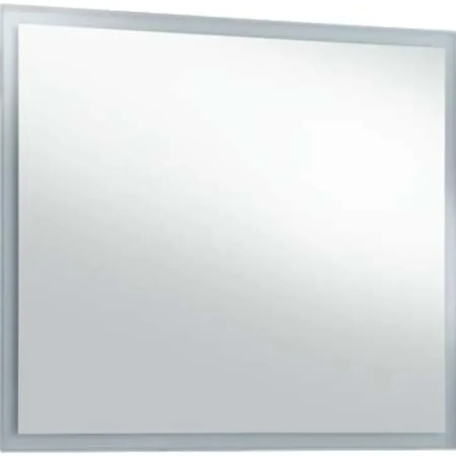 vidaXL - Badkamerspiegel - Zilver - Glas - 60 x 50 cm