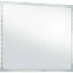 vidaXL - Badkamerspiegel - Zilver - Glas - 60 x 50 cm
