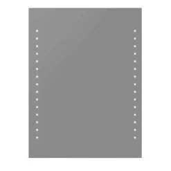Spiegelkasten-vidaXL - Badkamerspiegel - Zilver - Glas - 60 x 80 cm