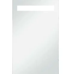 Spiegelkasten-vidaXL - Badkamerspiegel - Zilver - Glas - 60 x 100 cm