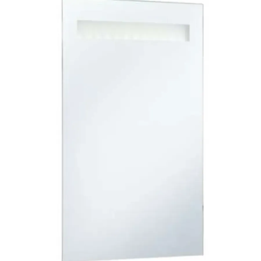 Spiegelkasten-vidaXL - Badkamerspiegel - Zilver - Glas - 60 x 100 cm